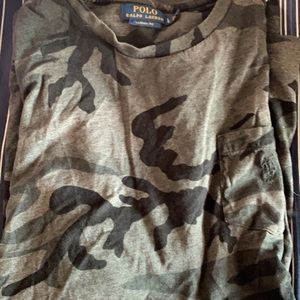 Camo polo tshirt